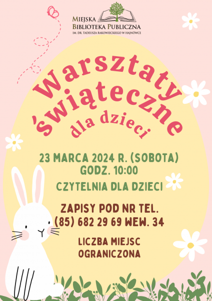 WarsztatyWielkanocnePlakat